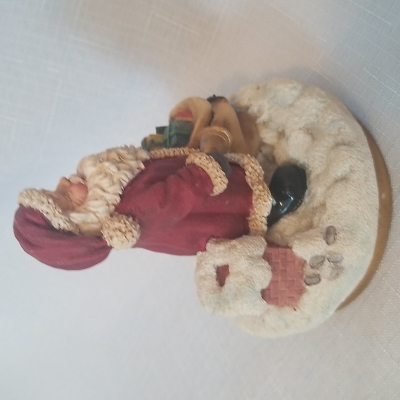 *YANKEE CANDLE CHRISTMAS SANTA JAR TOPPER CANDLE LID - Picture 5 of 6